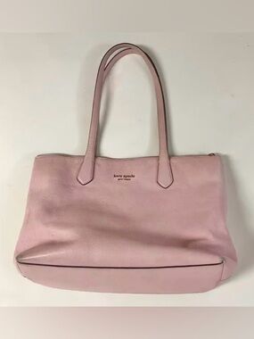 kate spade Baby Pink Leather Tote Bag